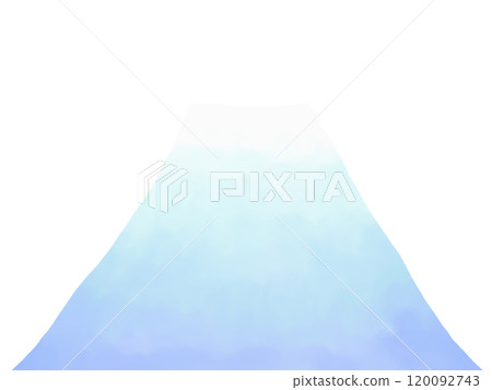 簡單的山水彩插畫素材 簡單的山水彩插畫素材 120092743