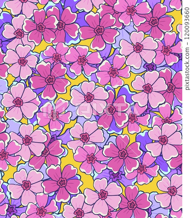 粉色和白色的萬花筒，美麗的幾何圖案 120093660