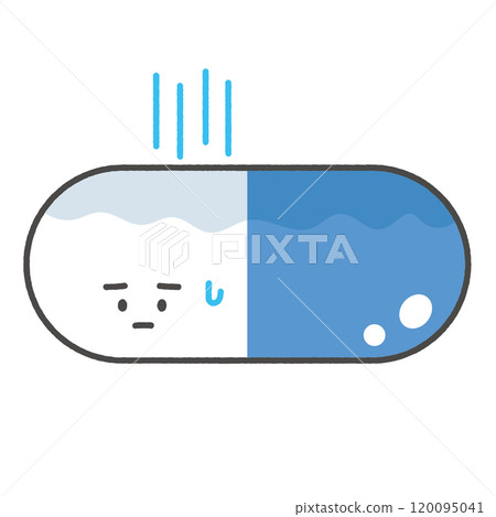 Medicine capsule icon disappointing Medicine capsule icon disappointing 120095041