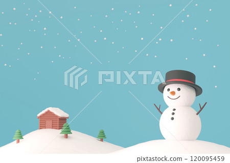 雪人明信片冬季問候明信片 雪人明信片冬季問候明信片 120095459
