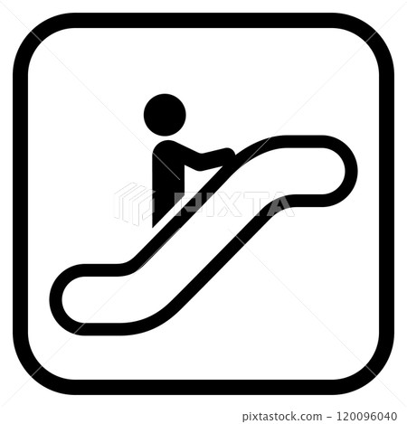 escalator icon 120096040