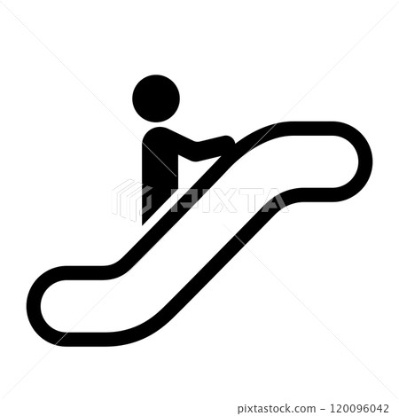 自動扶梯圖標 120096042