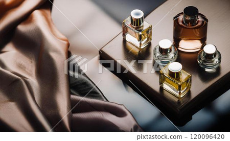 Various types of perfume and aroma bottles 120096420