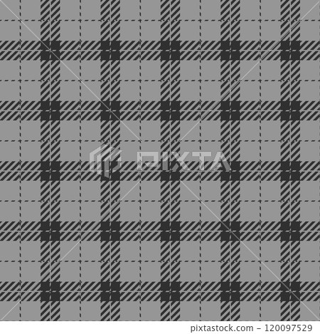 Simple tartan check pattern in black 120097529