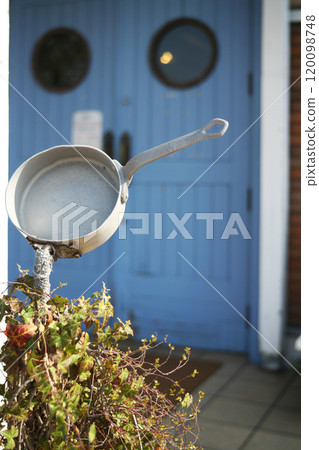 Restaurant doors and displays 120098748