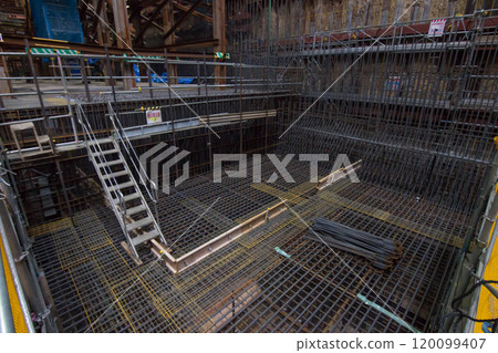 Construction site at Linear Hashimoto Station Construction site at Linear Hashimoto Station 120099407