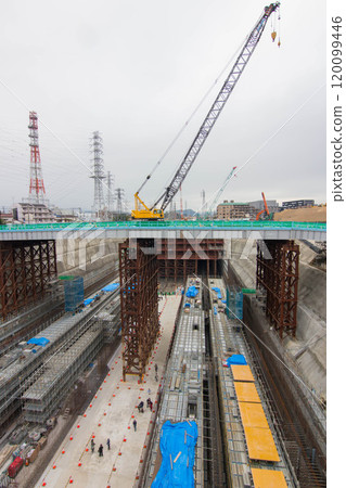 Construction site at Linear Hashimoto Station 120099446