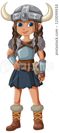 Brave Young Viking Warrior 120099938