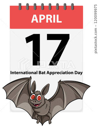 International Bat Appreciation Day Illustration International Bat Appreciation Day Illustration 120099975