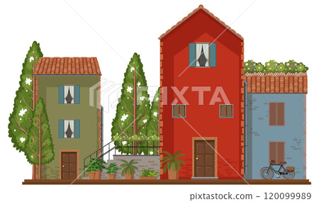 Charming Mediterranean Village Houses Charming Mediterranean Village Houses 120099989