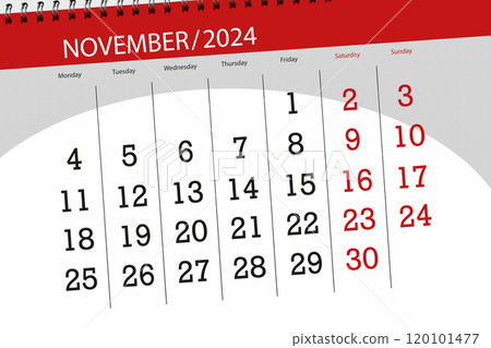 Calendar 2024, deadline, day, month, page, organizer, date, November Calendar 2024, deadline, day, month, page, organizer, date, November 120101477