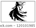 Stylish silhouettes of cosplay, illustration cosplay Stylish silhouettes of cosplay, illustration cosplay 120101985