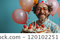 Happy birthday advertisement concept. 120102251