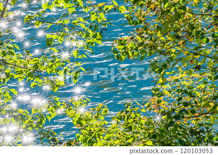 The sparkling Lake Houou at Amagase Dam, Uji City, Kyoto Prefecture The sparkling Lake Houou at Amagase Dam, Uji City, Kyoto Prefecture 120103053