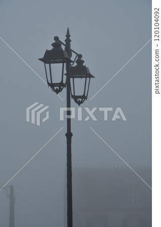 Sancerre, France. The town of Sancerre is shrouded in a veil of fog on November 1, 2024. 120104092