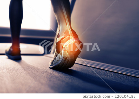 Theres risk of injury in every sport. Cropped shot highlighting a sportspersons injury. 120104185