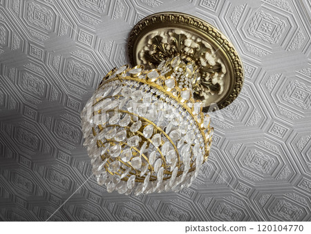 Old glass chandelier 120104770