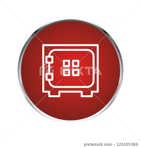 Safe box icon template Safe box icon template 120105369