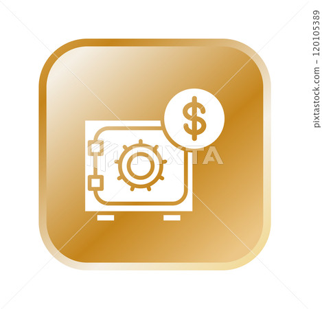Safe box icon template Safe box icon template 120105389