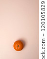 A tangerine on a white background 120105829