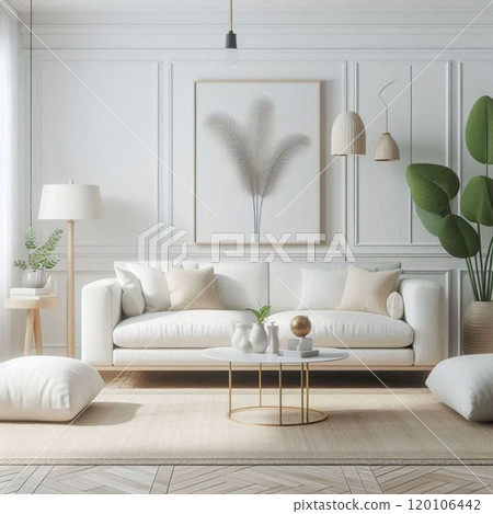 White Living Room 120106442