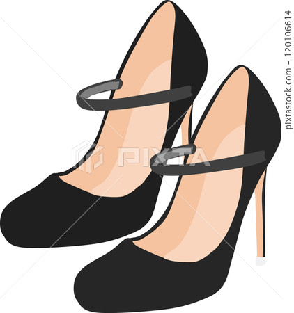 Illustration of high heels 120106614
