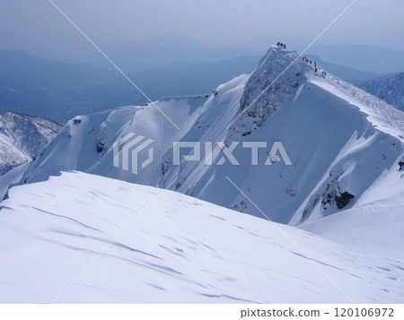 冬天從谷川山和沖野山看到的苫海 120106972