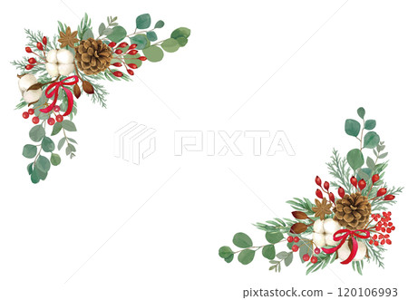 松果的向量圖框架 松果的向量圖框架 120106993