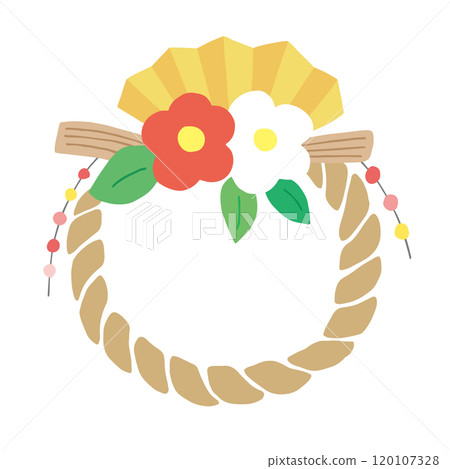 Hand-drawn illustration of Shimenawa 120107328