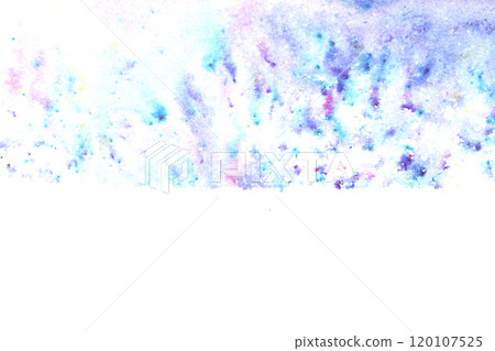 Gentle Multicolor Watercolour Paint on a White Background Drips and Lines Gentle Multicolor Watercolour Paint on a White Background Drips and Lines 120107525