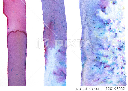 Gentle Multicolor Watercolour Paint on a White Background Drips and Lines Gentle Multicolor Watercolour Paint on a White Background Drips and Lines 120107632