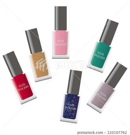 各種顏色的指甲油 120107762