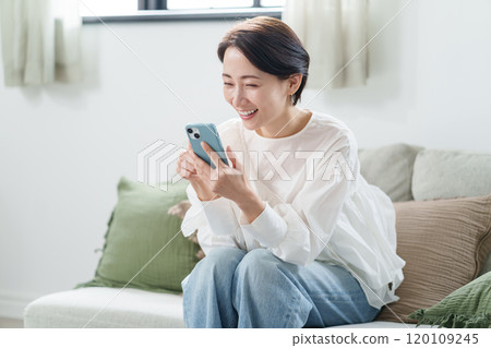 Female smartphone 120109245