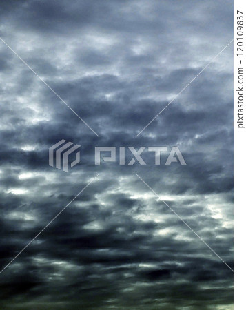 Big White Fluffy Clouds on A Blue Sky With Fine Whispy Lines Abstract Skyscape Big White Fluffy Clouds on A Blue Sky With Fine Whispy Lines Abstract Skyscape 120109837