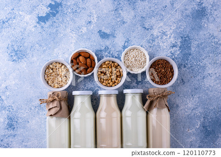 Plant based vegan non dairy alternative milk 120110773