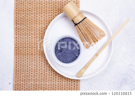 Blue matcha powder from Butterfly pea Blue matcha powder from Butterfly pea 120110815