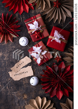 Scandinavian style Christmas paper decoration 120110836