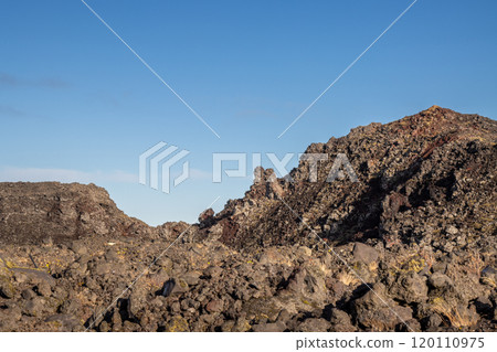 Detail of volcanic,, Grindavik, Iceland 120110975