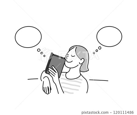 一個女人一邊讀書一邊想像 一個女人一邊讀書一邊想像 120111486