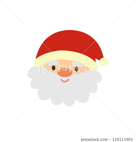 Cute smiling Santa Claus illustration Cute smiling Santa Claus illustration 120111905