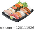 Watercolor sushi set (assortment) 02_2 120111926