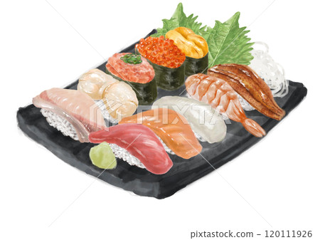 水彩壽司套裝（什錦）02_2 120111926