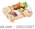 Watercolor sushi set (assortment) 03_1 120111927