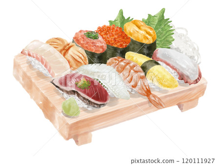 水彩壽司套裝（什錦）03_1 120111927