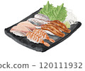 Watercolor sushi set (assortment) 15_2 120111932