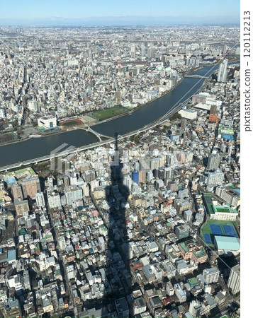 從天空樹看到的墨田區、台東區、足立區 從天空樹看到的墨田區、台東區、足立區 120112213