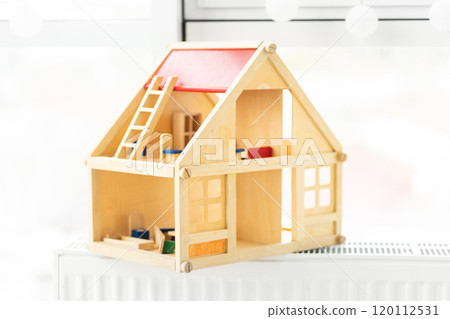 Beautiful wooden dollhouse 120112531