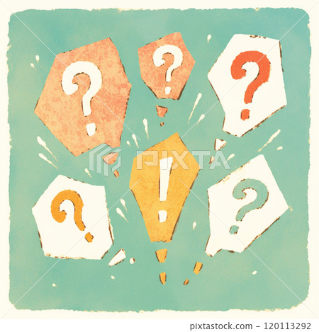 question mark and exclamation mark 120113292