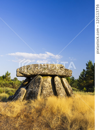Dolmen Anta de Fonte Coberta near Alijo, Vila Cha, Portugal 120113756