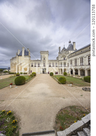 Breze Castle (Chateau de Breze), UNESCO World Heritage Site, Pays de la Loire, France 120113788